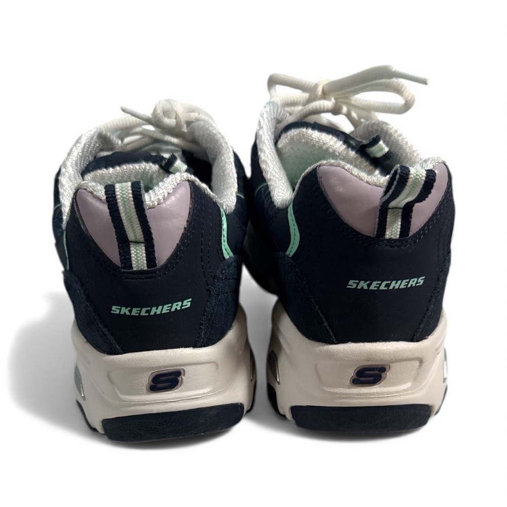 Woman's Sneakers & Athletic Shoes SKECHERS D'Lites - Biggest Fan 8.5 BLACK/BLUE - Picture 6 of 10